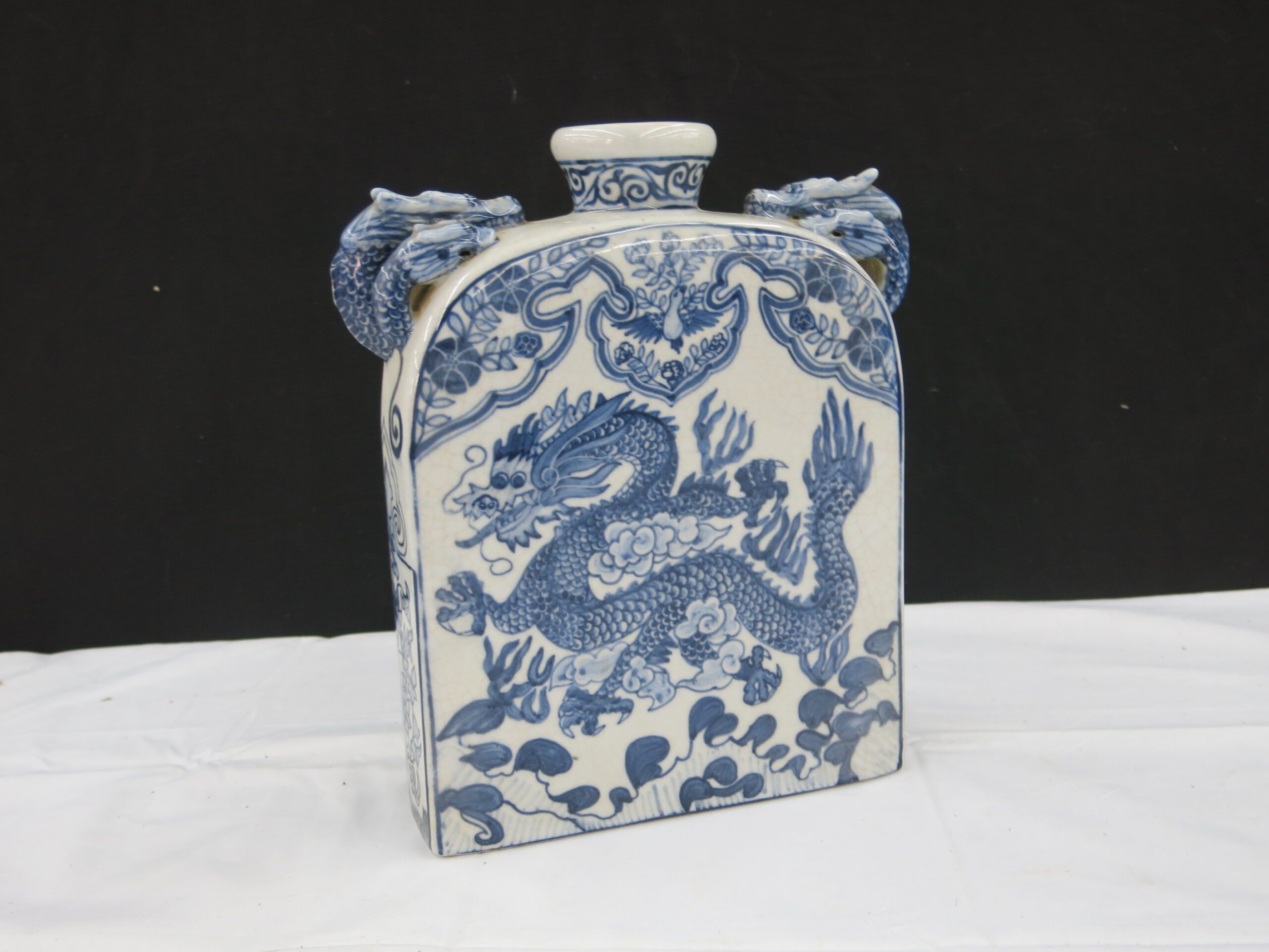 Rectangular Chinese Porcelain Vase