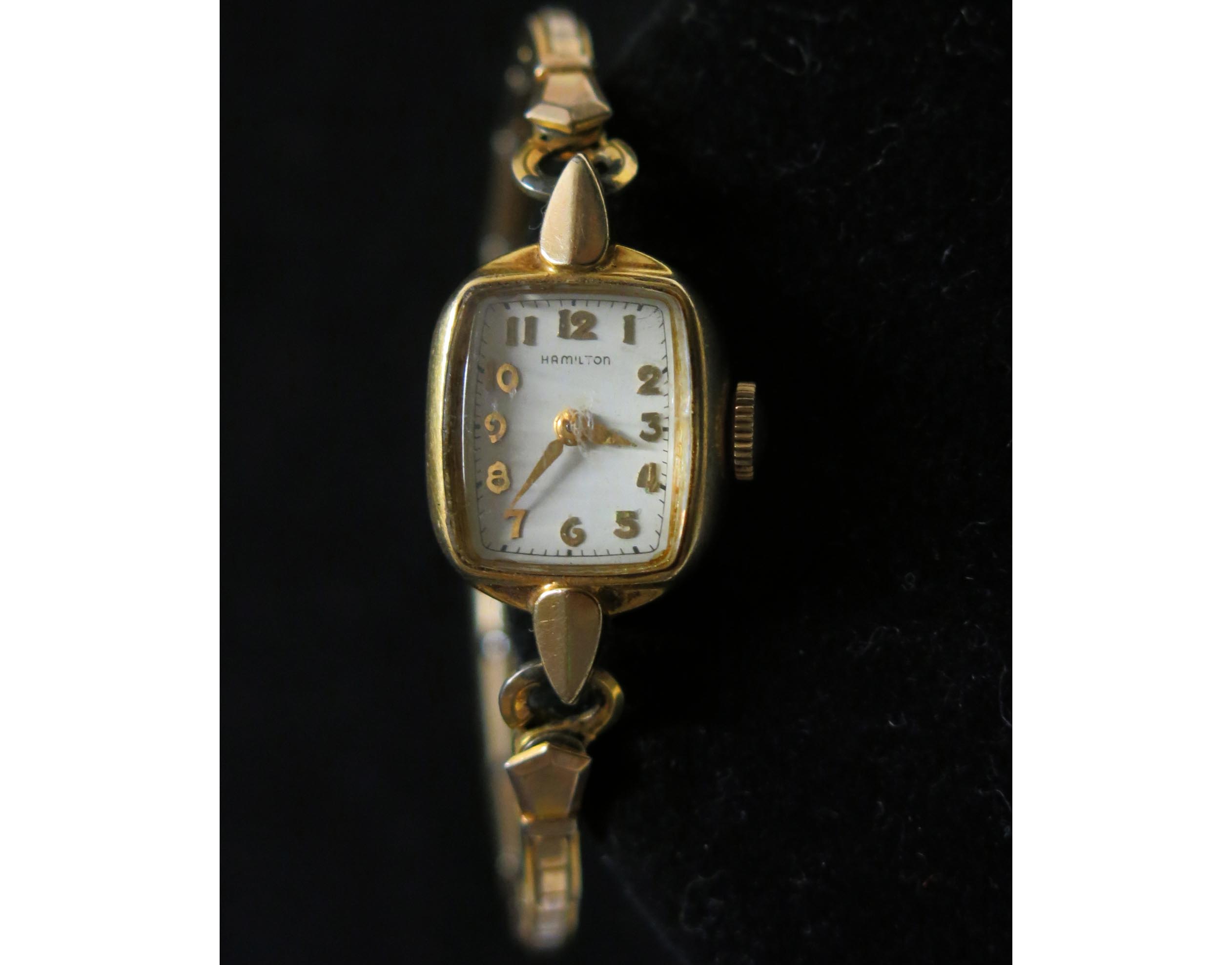 1955 Lady Hamilton 757 22 Jewel Wrist Watch Taos Estate Sales