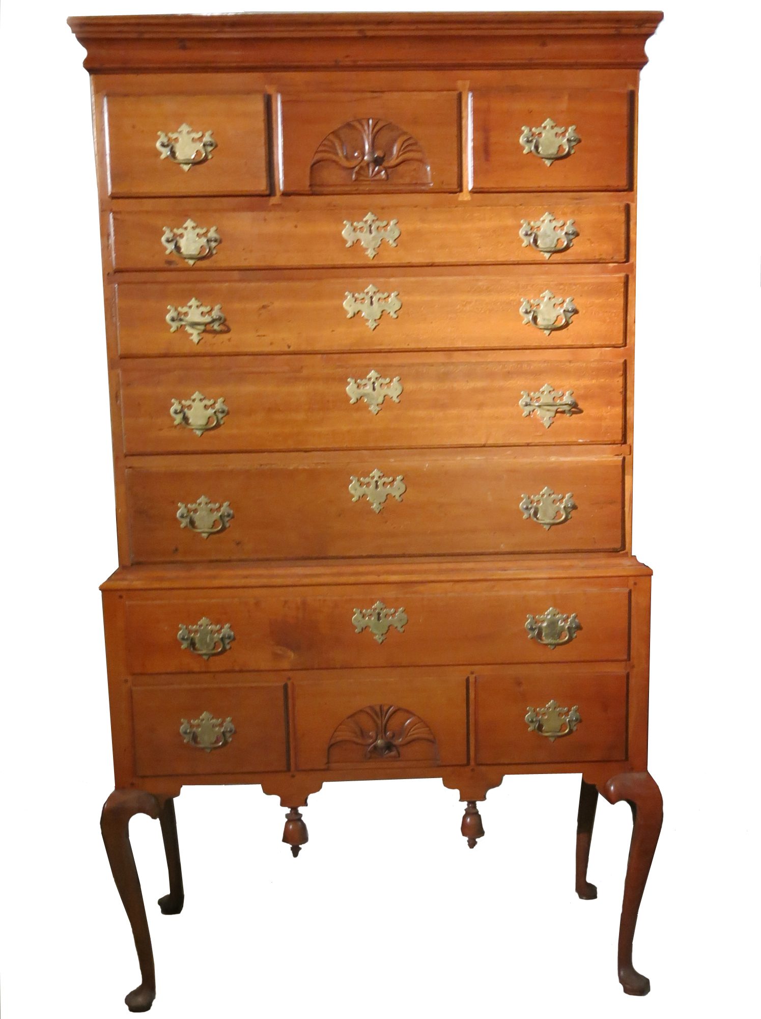 Antique Queen Anne High Chest