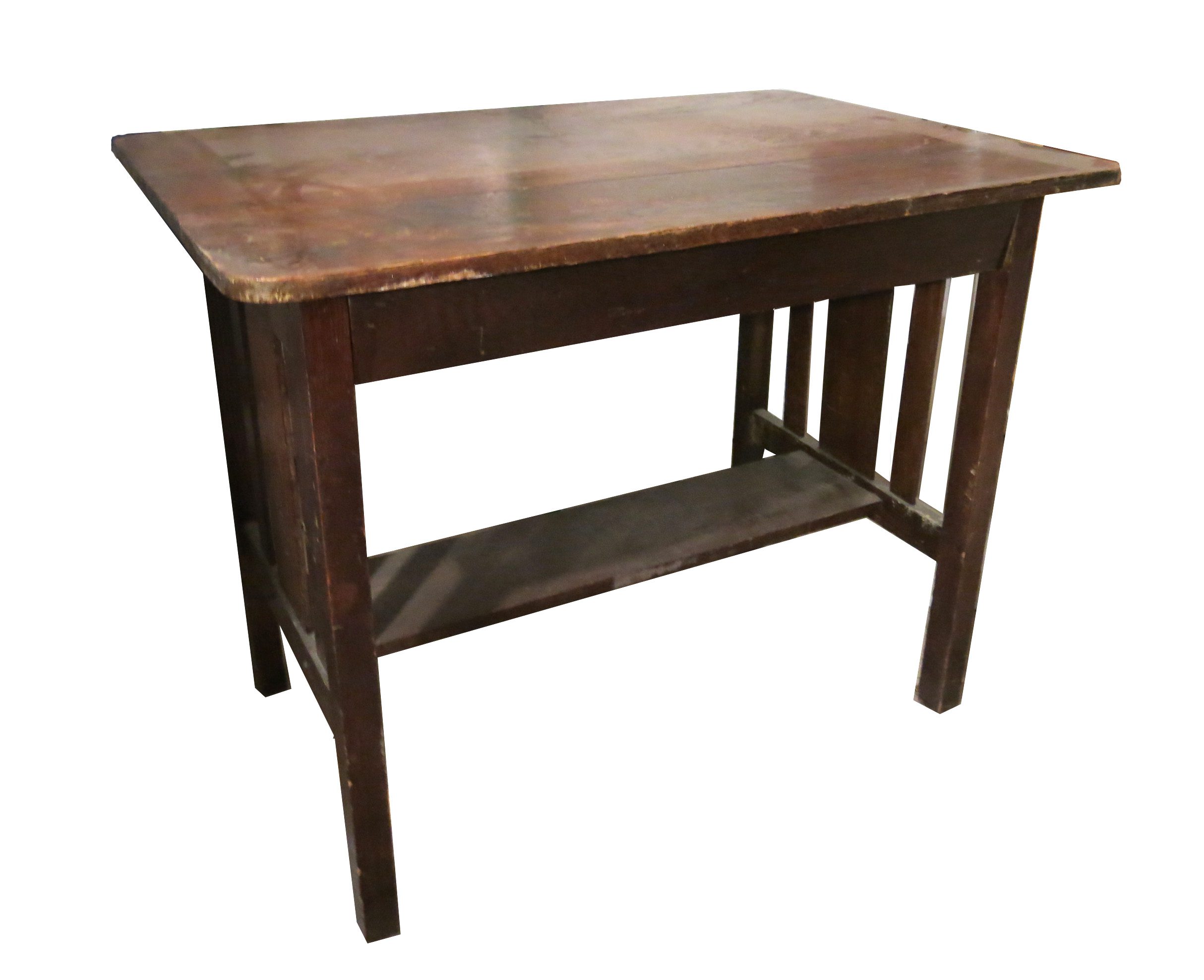 Antique Arts and Crafts Library Table