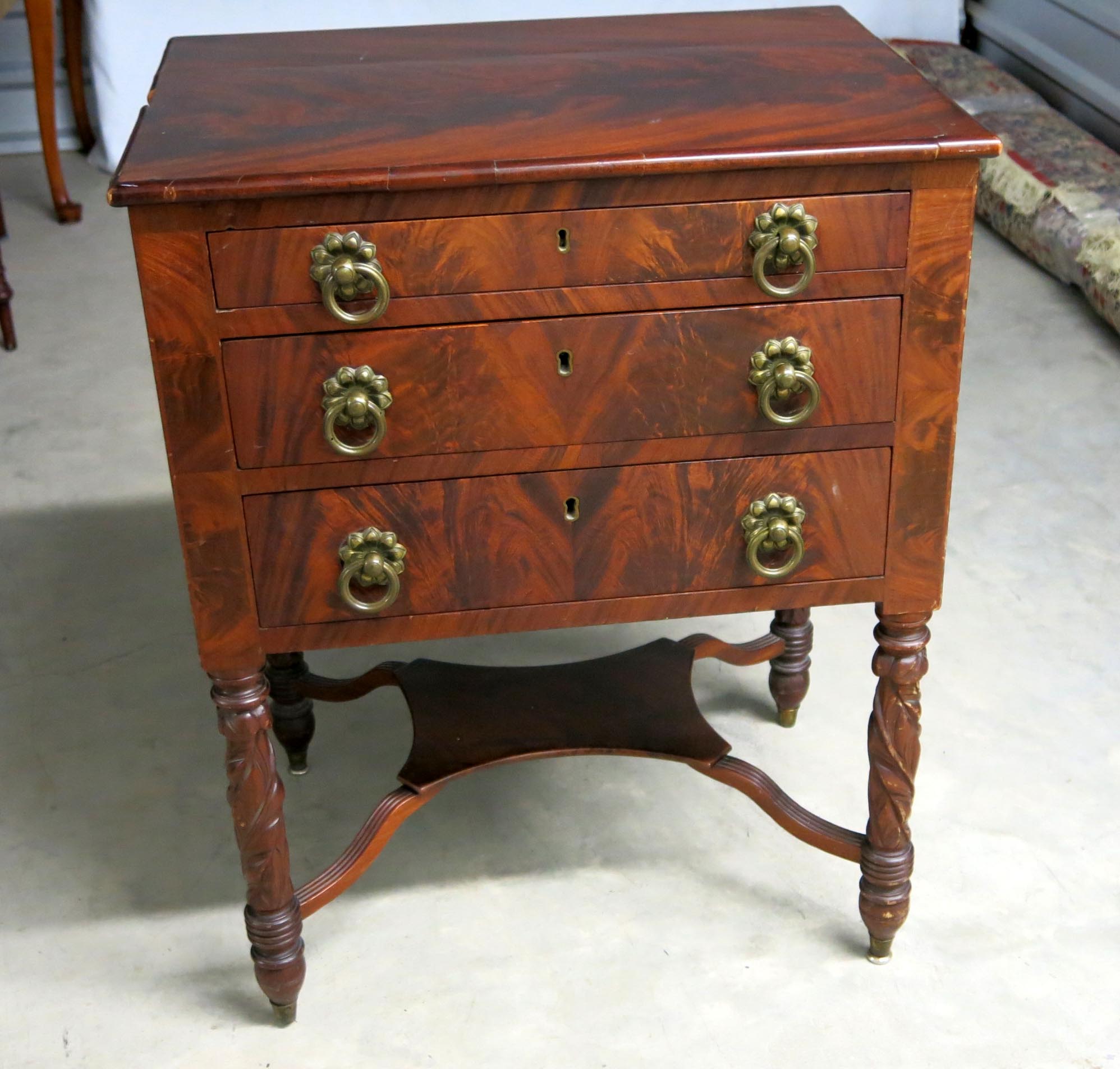 Early 19th Century Sheraton Worktable