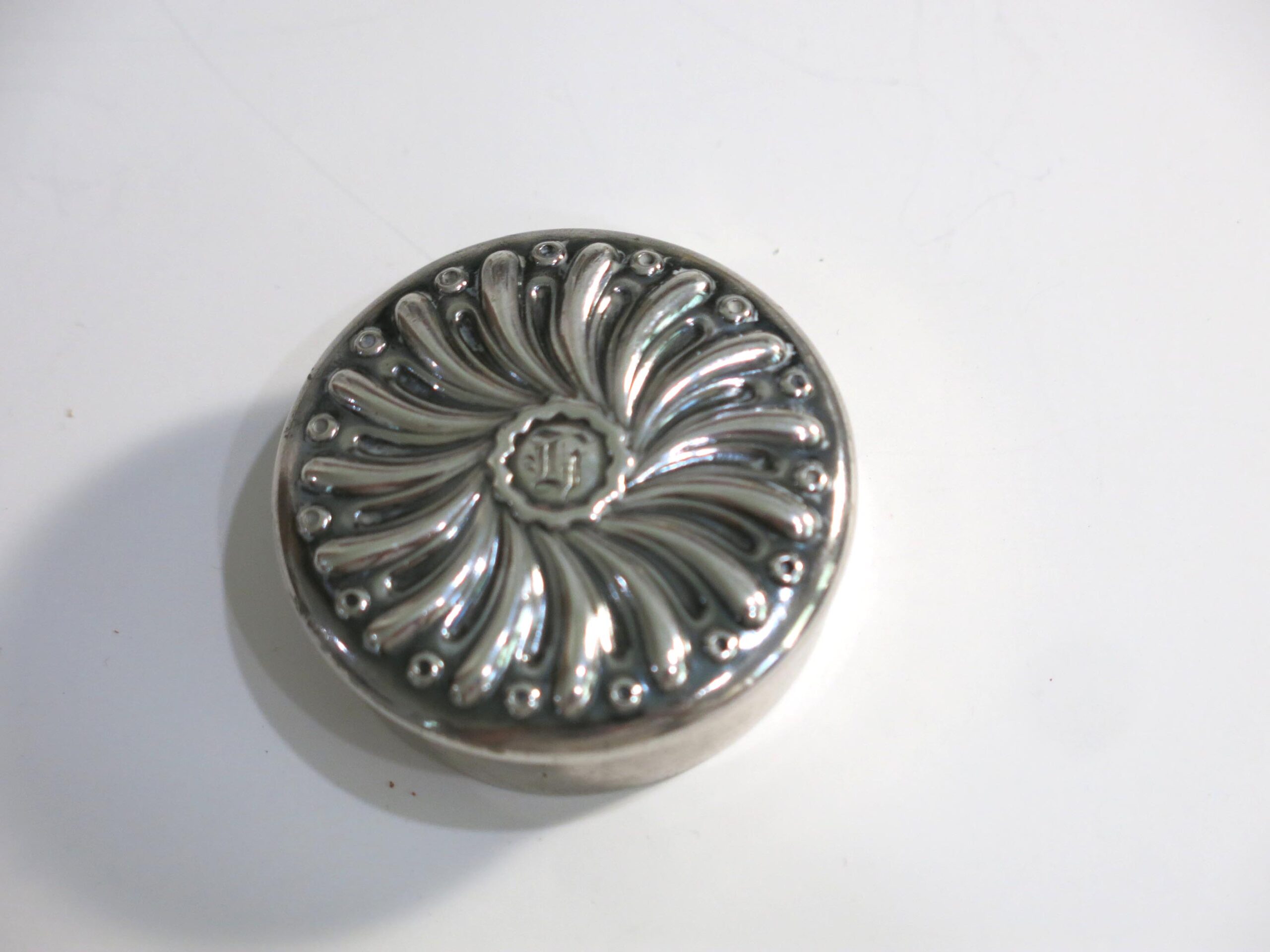 Antique Dominic & Haff Sterling Silver Pill Box