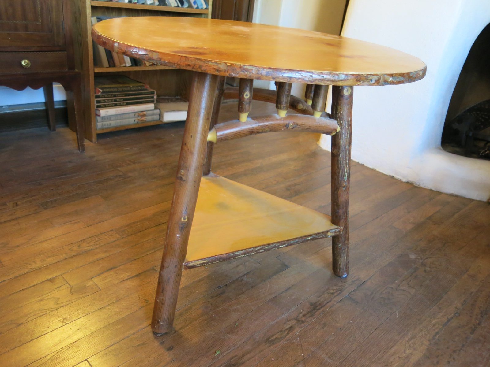 Vintage Old Hickory Sapling Tavern Table